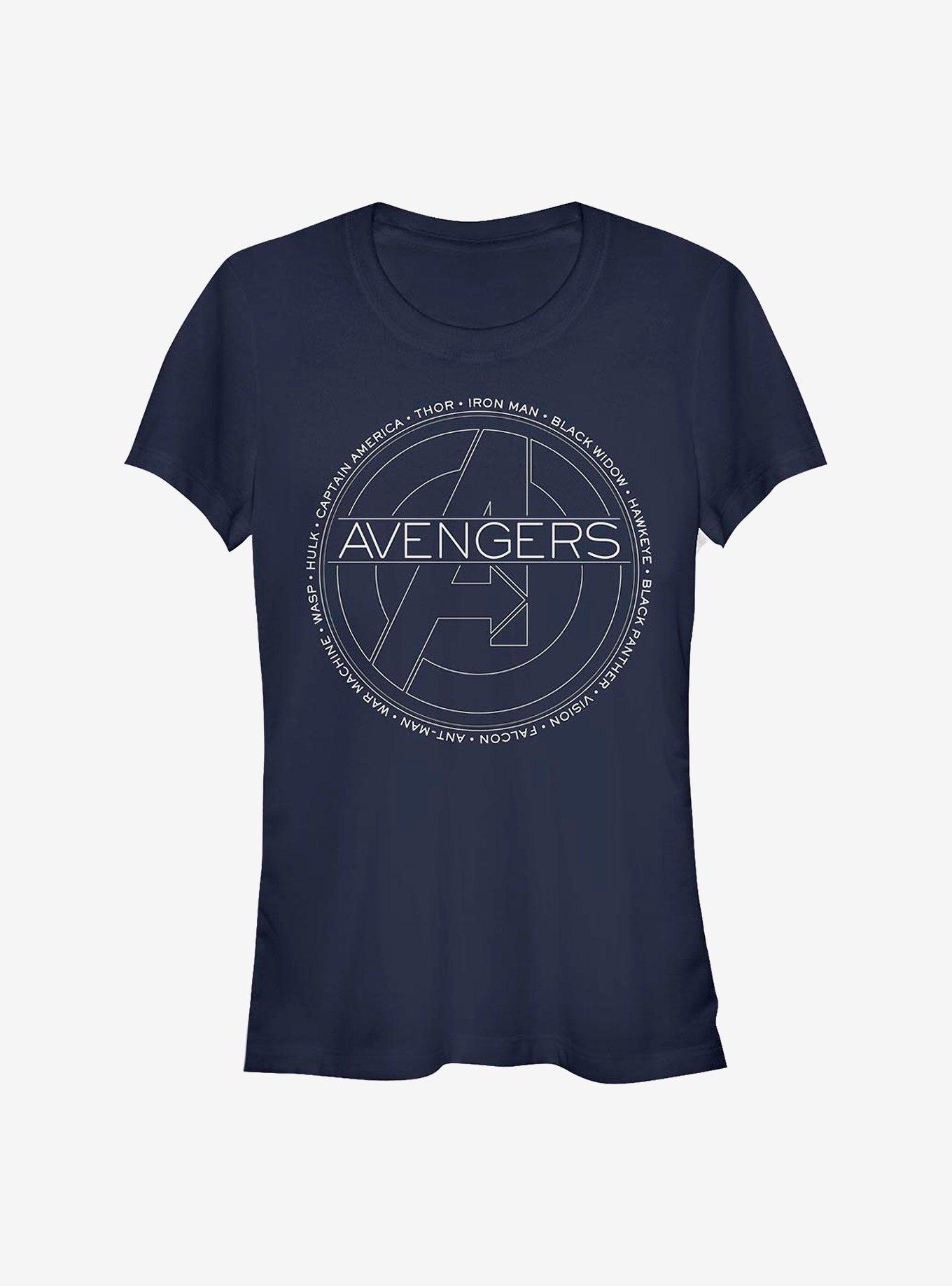 Marvel Avengers Names Girls T-Shirt, , hi-res