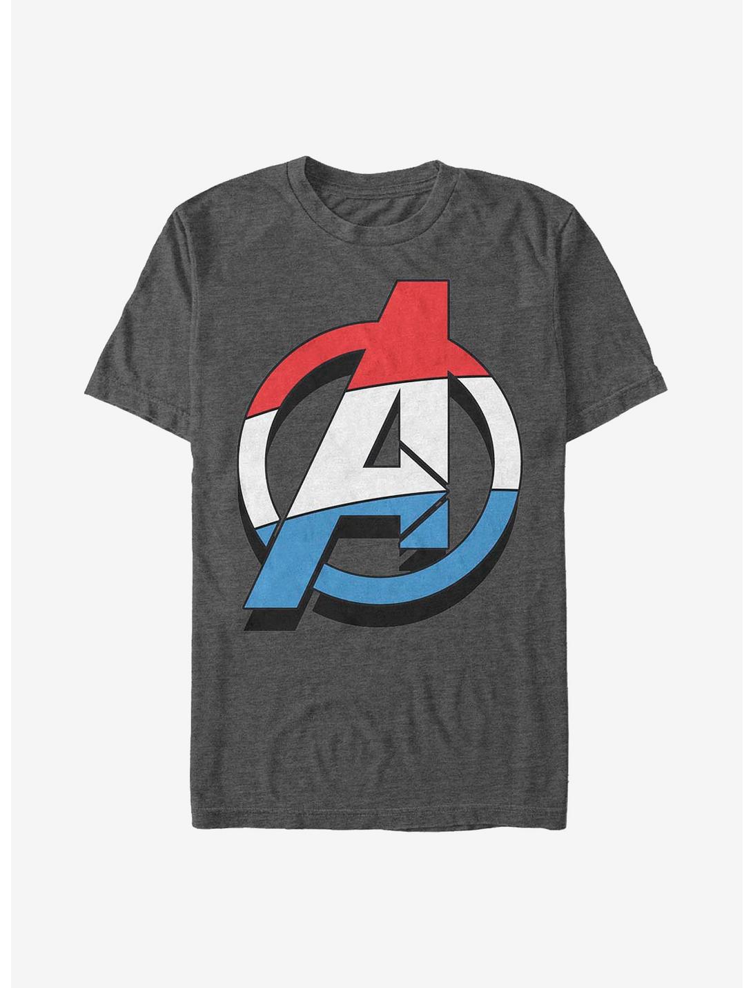Marvel Avengers Patriotic Avenger T-Shirt, CHAR HTR, hi-res