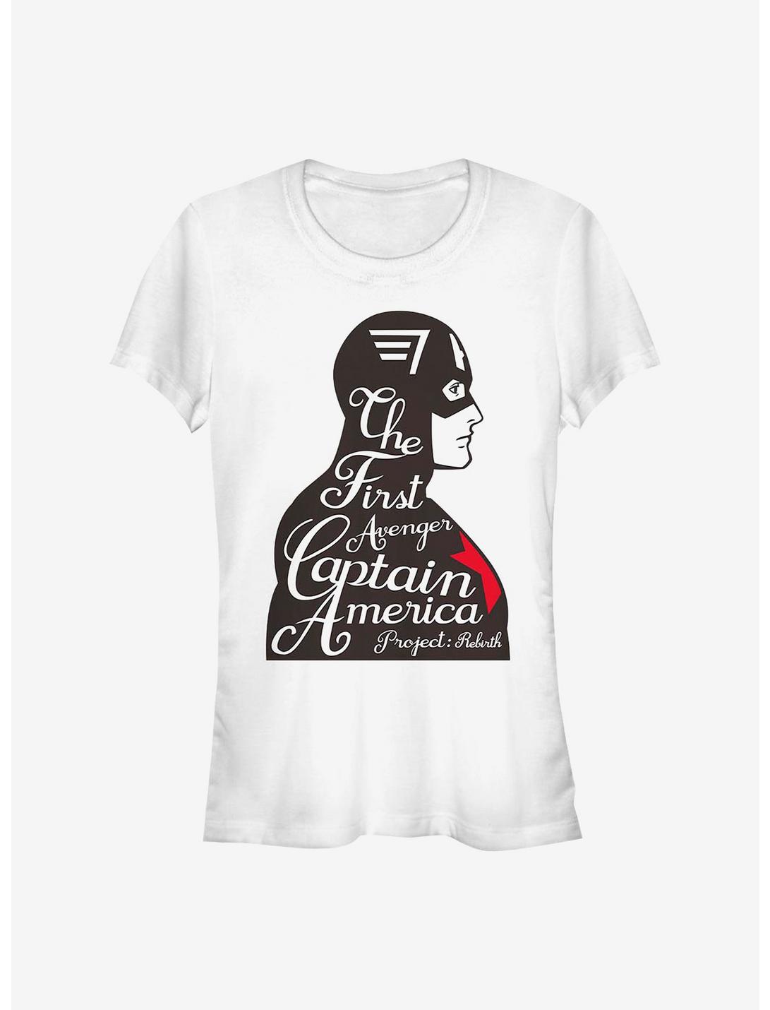 Marvel Captain America First Avenger Girls T-Shirt, WHITE, hi-res