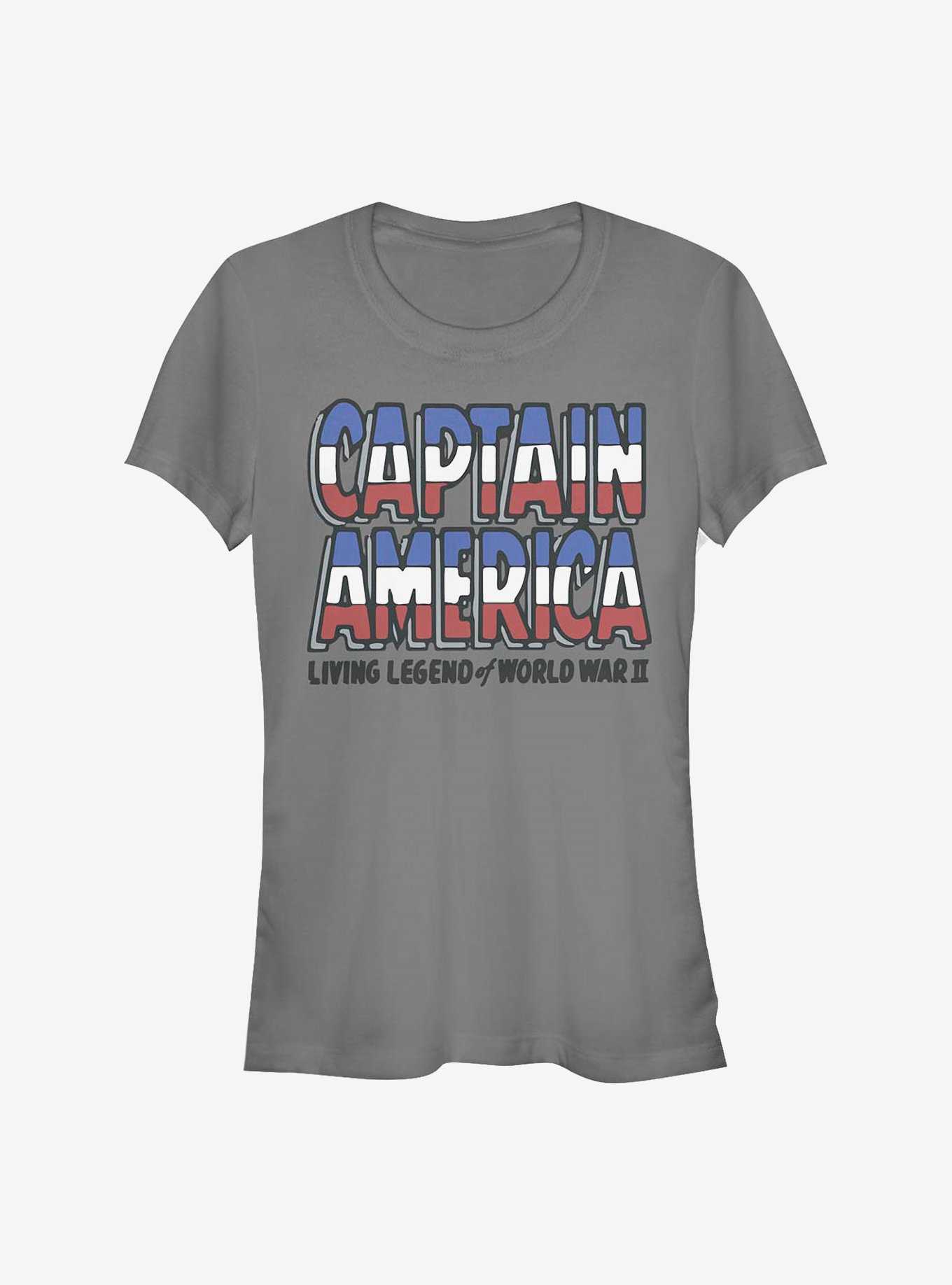Marvel Captain America Living Legend Girls T-Shirt, , hi-res