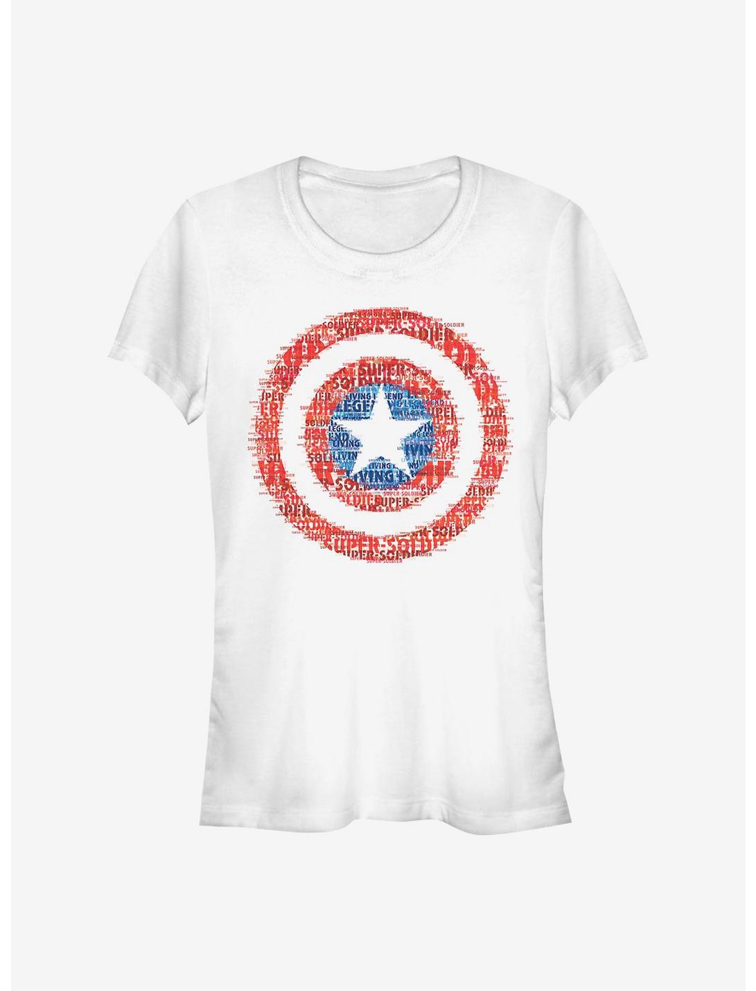 Marvel Captain America Super Soldier Girls T-Shirt, WHITE, hi-res