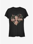 Marvel Guardians Of The Galaxy Love Grows Girls T-Shirt, BLACK, hi-res