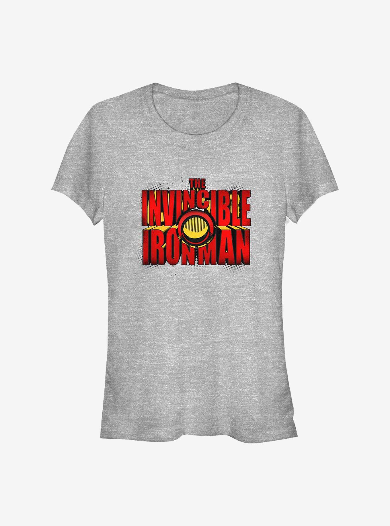 Marvel Iron Man Invincible Iron Man Girls T-Shirt, ATH HTR, hi-res