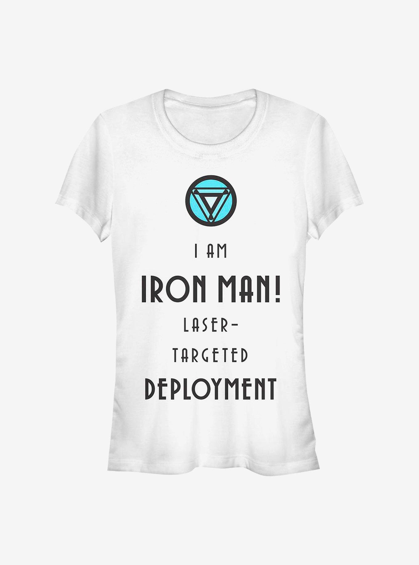 Marvel Iron Man Iron Deployment Girls T-Shirt, WHITE, hi-res