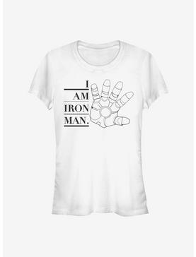 Marvel Iron Man Iron Hand Girls T-Shirt, WHITE, hi-res