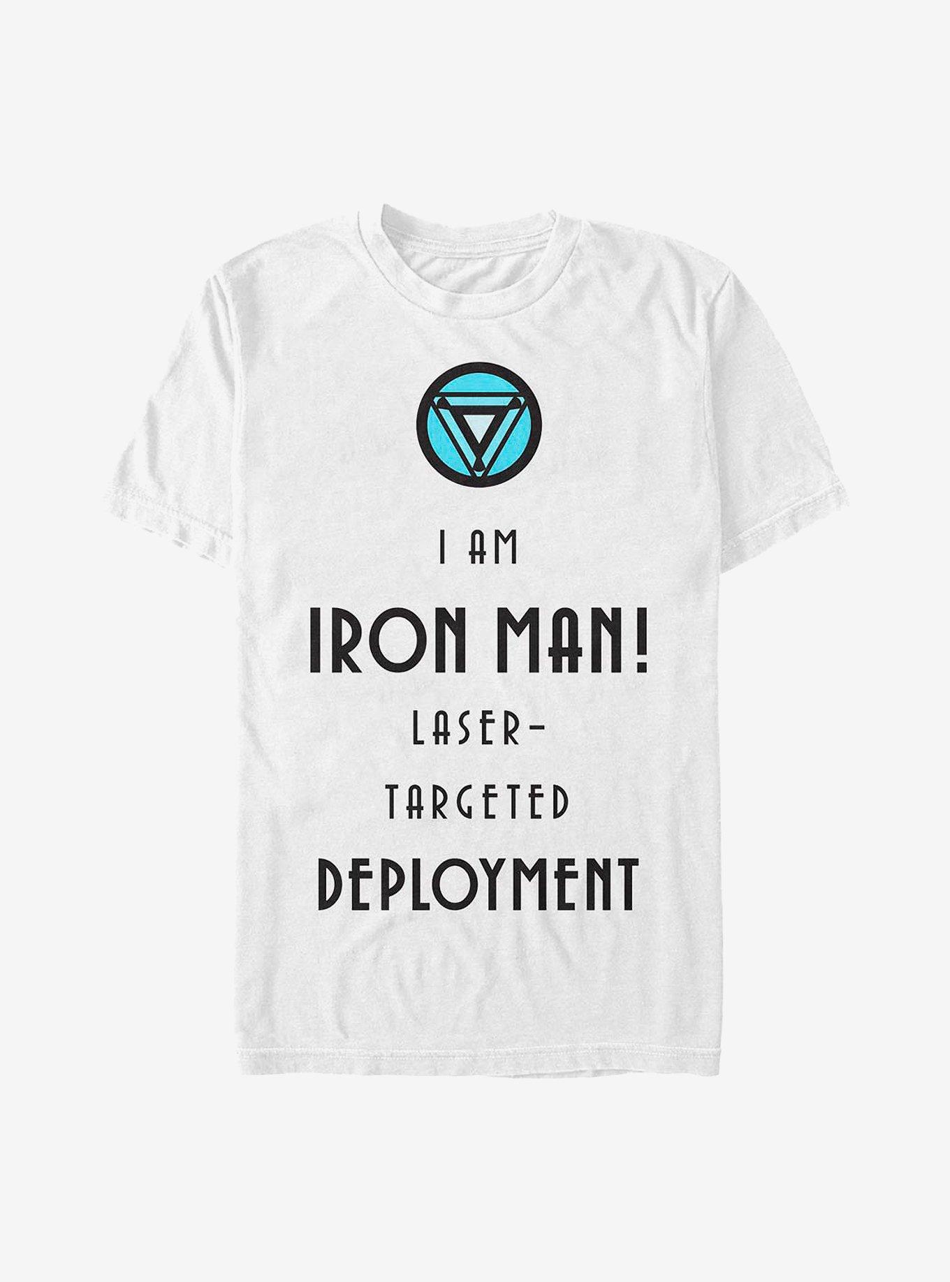 Marvel Iron Man Iron Deployment T-Shirt, WHITE, hi-res