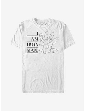 Marvel Iron Man Iron Hand T-Shirt, WHITE, hi-res