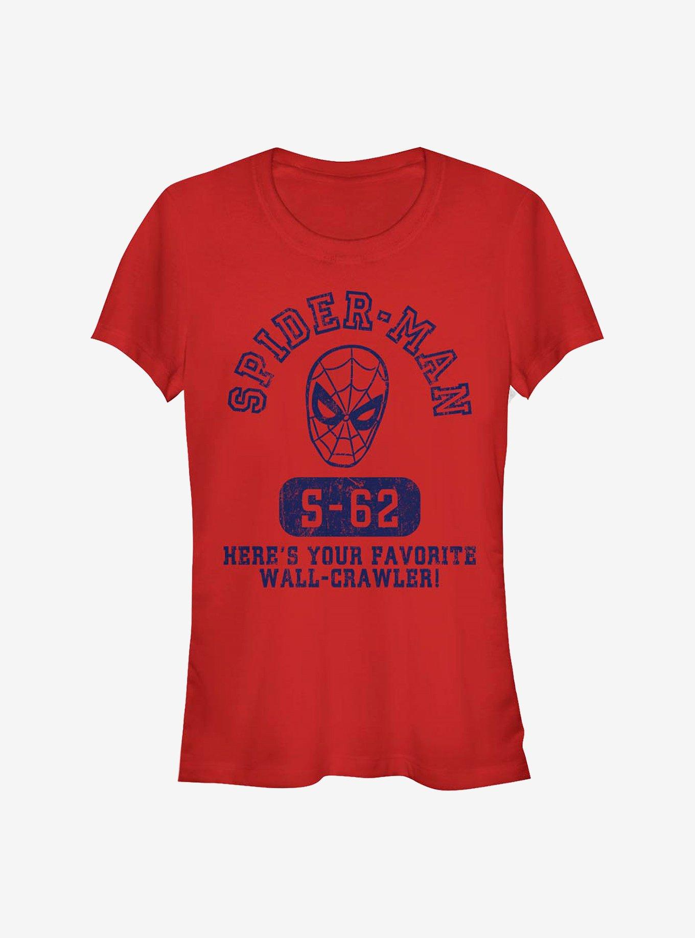 Marvel Spider-Man Favorite Crawler Girls T-Shirt, RED, hi-res