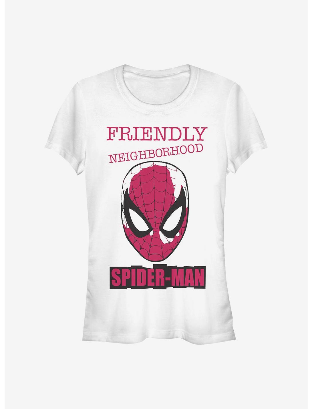 Marvel Spider-Man Friendly Neighborhod Girls T-Shirt, WHITE, hi-res