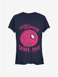 Marvel Spider-Man Friendly Spider-Man Girls T-Shirt, NAVY, hi-res