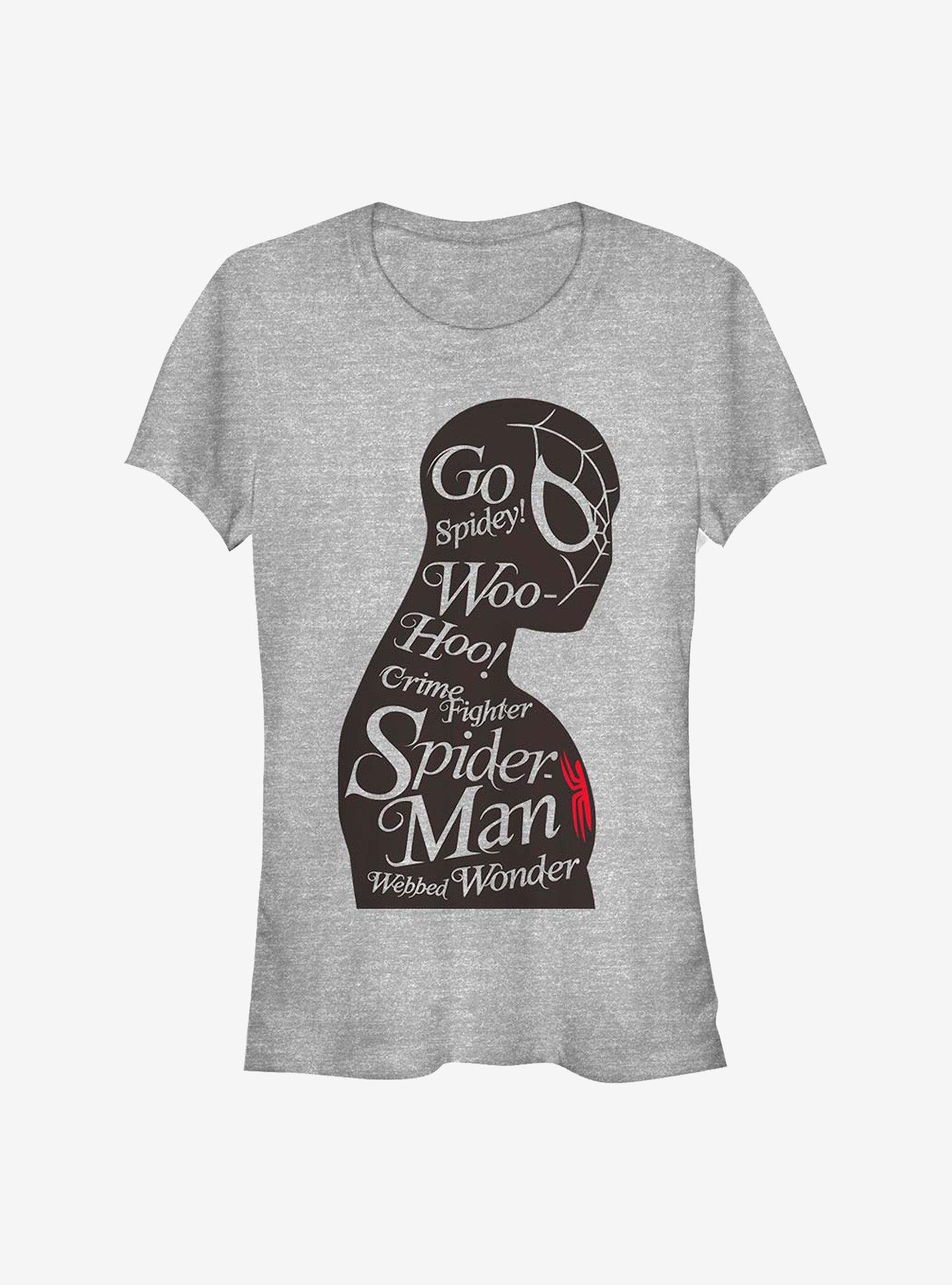 Marvel Spider-Man Silhouette Girls T-Shirt, , hi-res