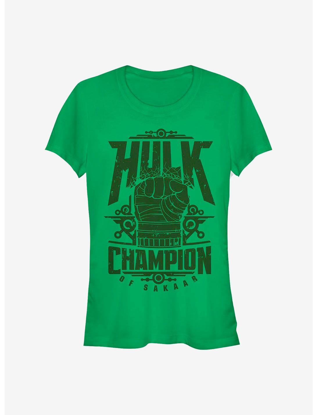 Marvel The Hulk Champ Hulk Girls T-Shirt, KELLY, hi-res