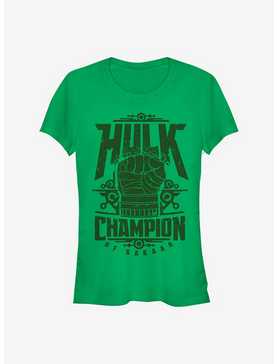 Marvel The Hulk Champ Hulk Girls T-Shirt, , hi-res