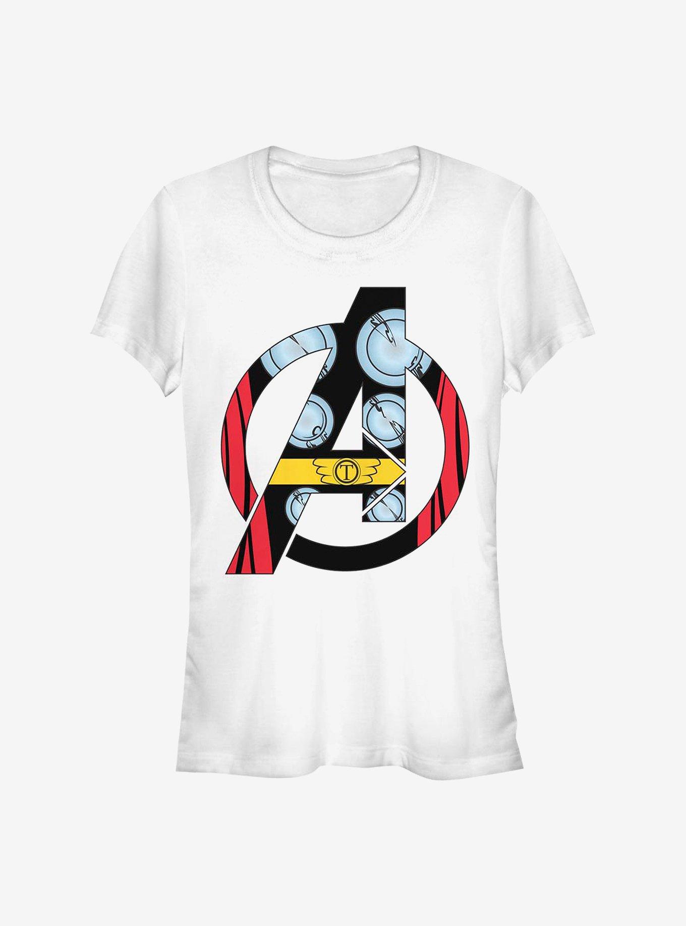 Marvel Thor Avenger Thor Costume Girls T-Shirt, WHITE, hi-res