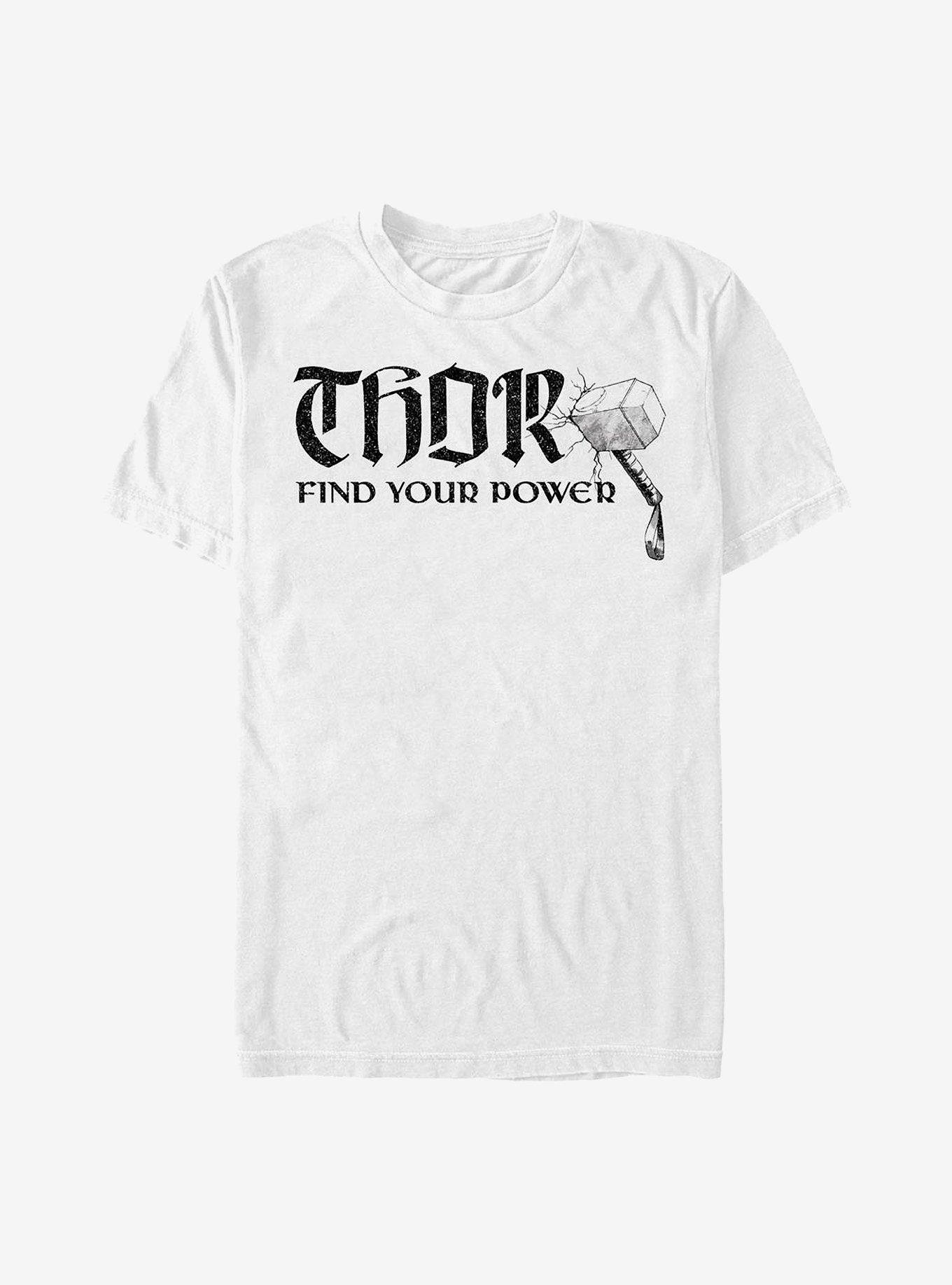 Marvel Thor Power Of Thor T-Shirt, WHITE, hi-res