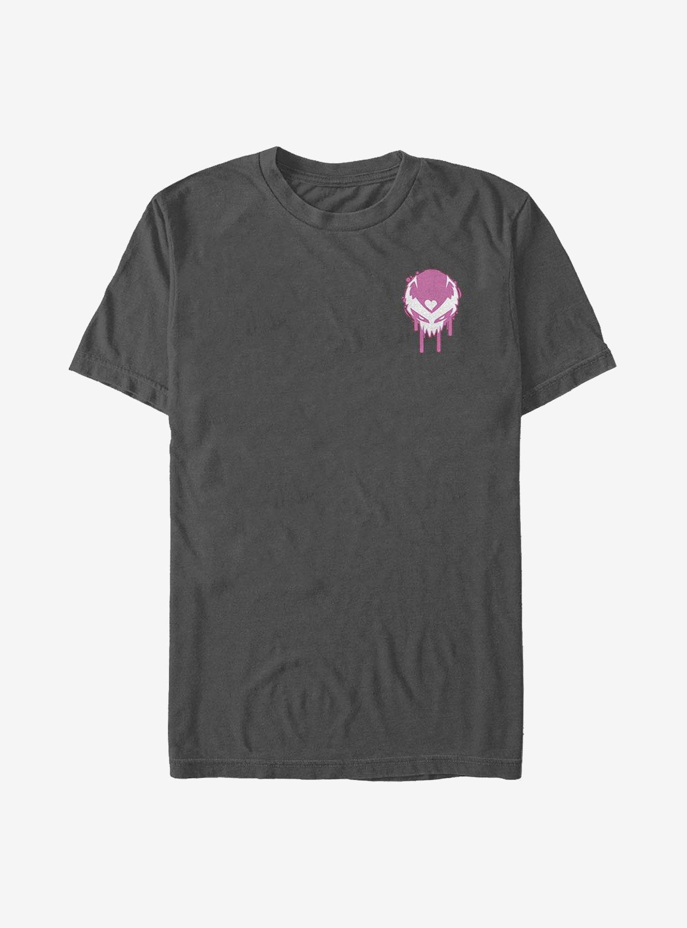 Marvel Venom Venomized Pink Badge T-Shirt, CHARCOAL, hi-res