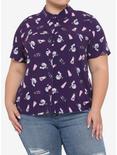 Disney The Emperor's New Groove Yzma & Potions Girls Woven Button-Up Plus Size, MULTI, hi-res