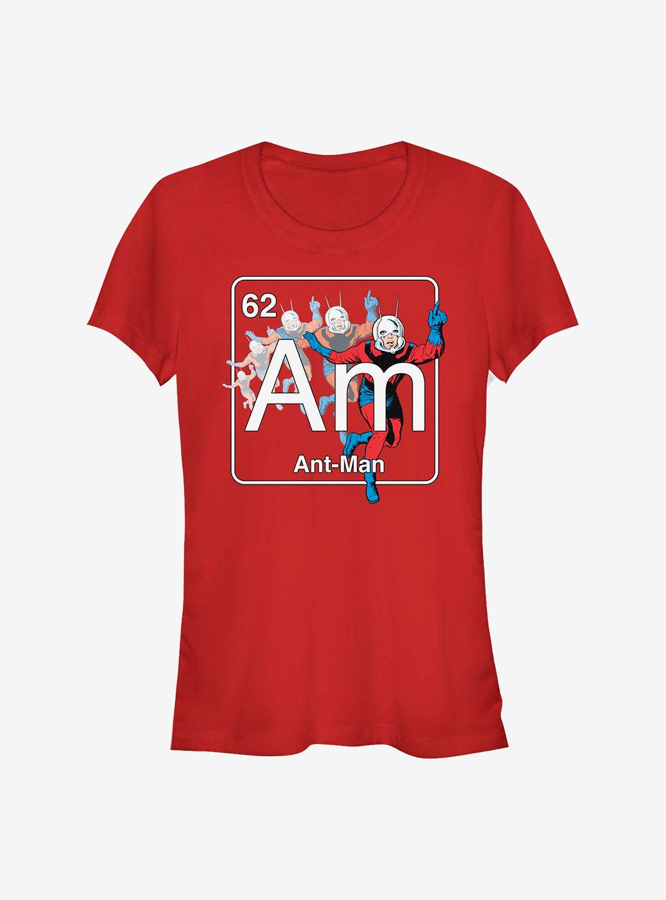 Marvel Ant-Man Periodic Ant-Man Girls T-Shirt, RED, hi-res