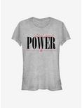 Marvel Avengers Power Script Girls T-Shirt, ATH HTR, hi-res
