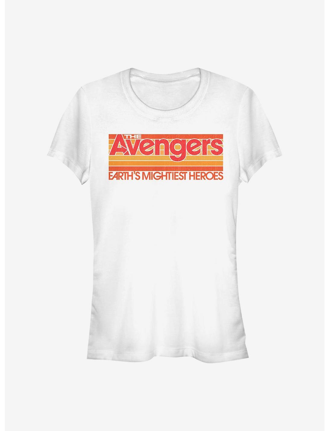 Marvel Avengers Retro Avengers Girls T-Shirt, WHITE, hi-res
