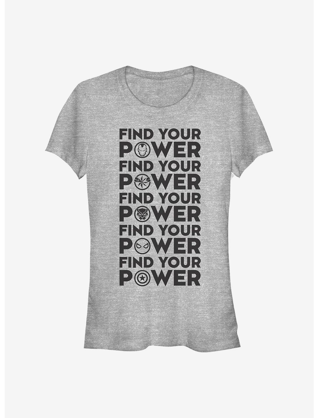 Marvel Avengers Team Power Girls T-Shirt, ATH HTR, hi-res