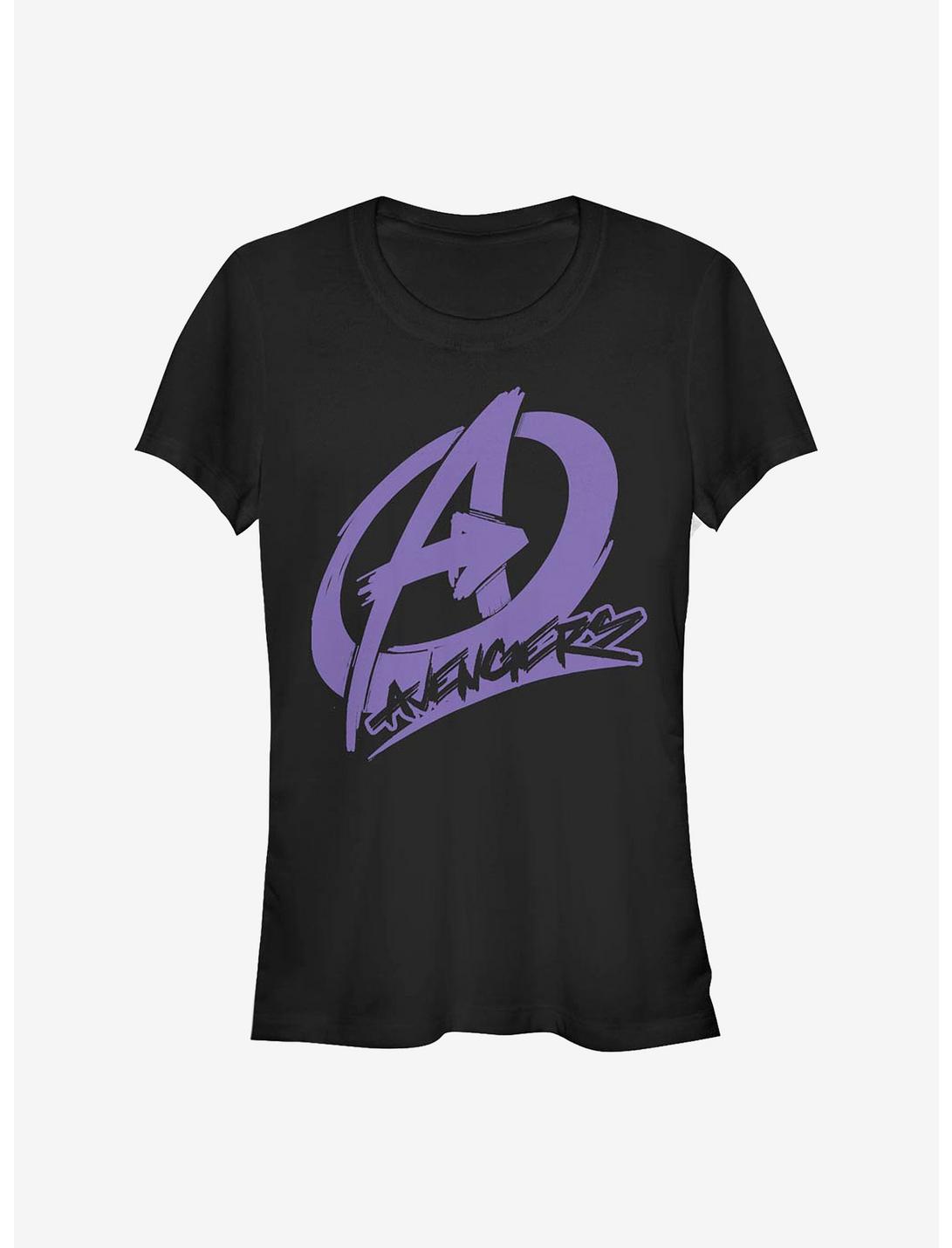 Marvel Avengers Avenger Graffiti Girls T-Shirt, BLACK, hi-res