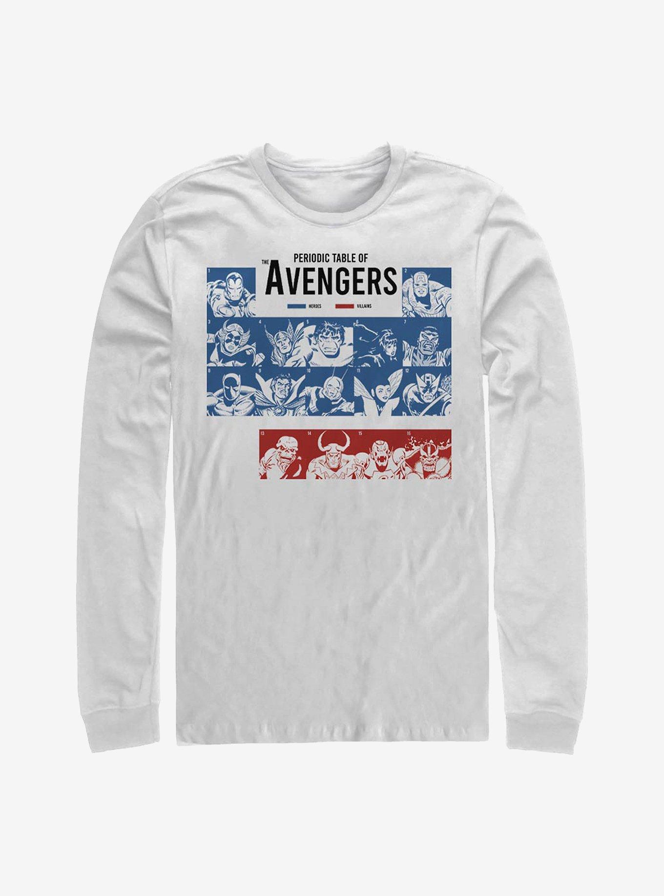 Marvel Avengers Periodic Long-Sleeve T-Shirt, , hi-res