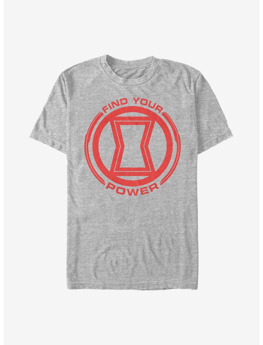 Marvel Black Widow Power Of Black Widow T-Shirt, ATH HTR, hi-res