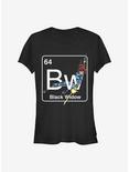 Marvel Black Widow Periodic Black Widow Girls T-Shirt, , hi-res