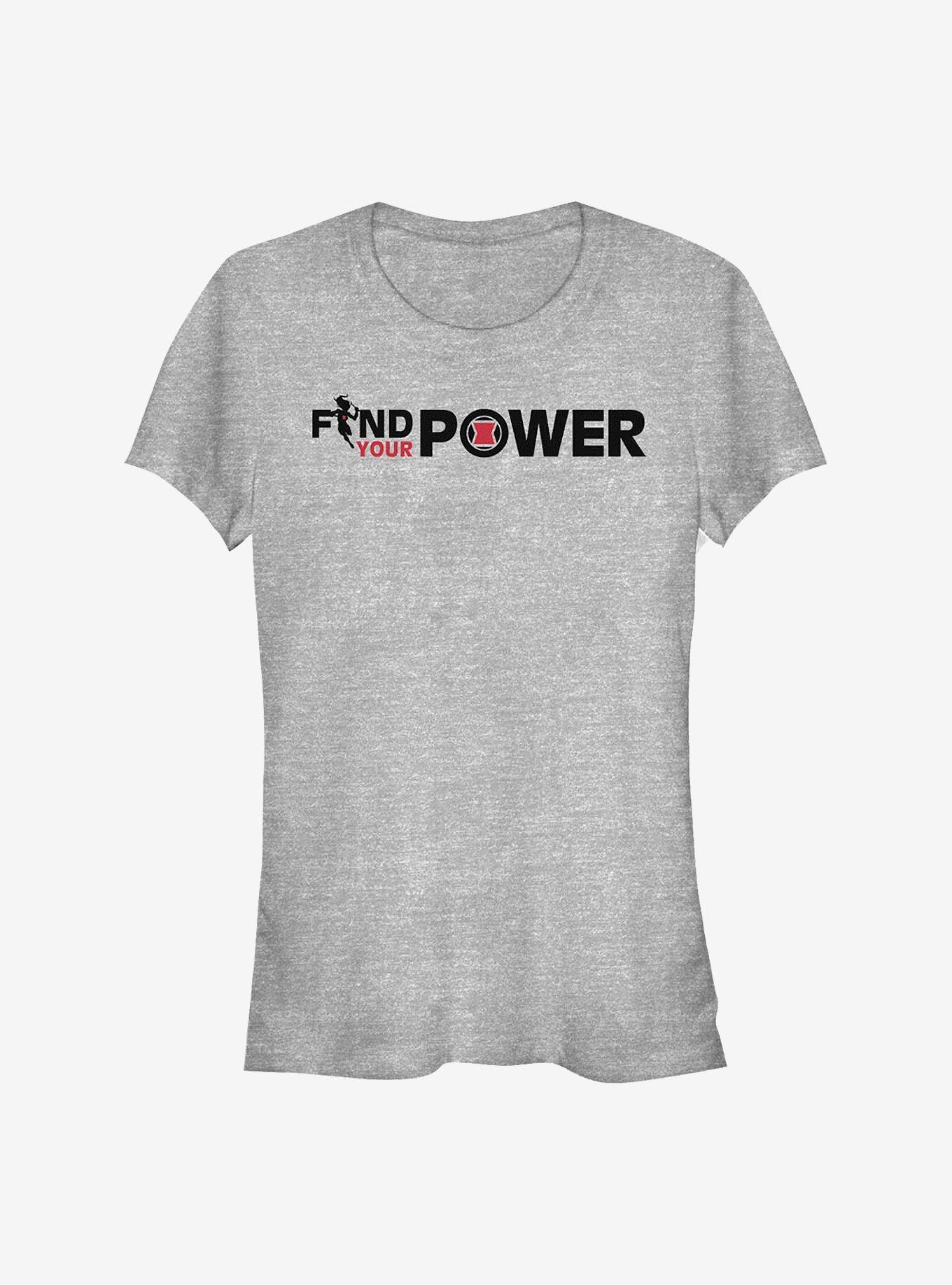 Marvel Black Widow Spy Power Girls T-Shirt, ATH HTR, hi-res