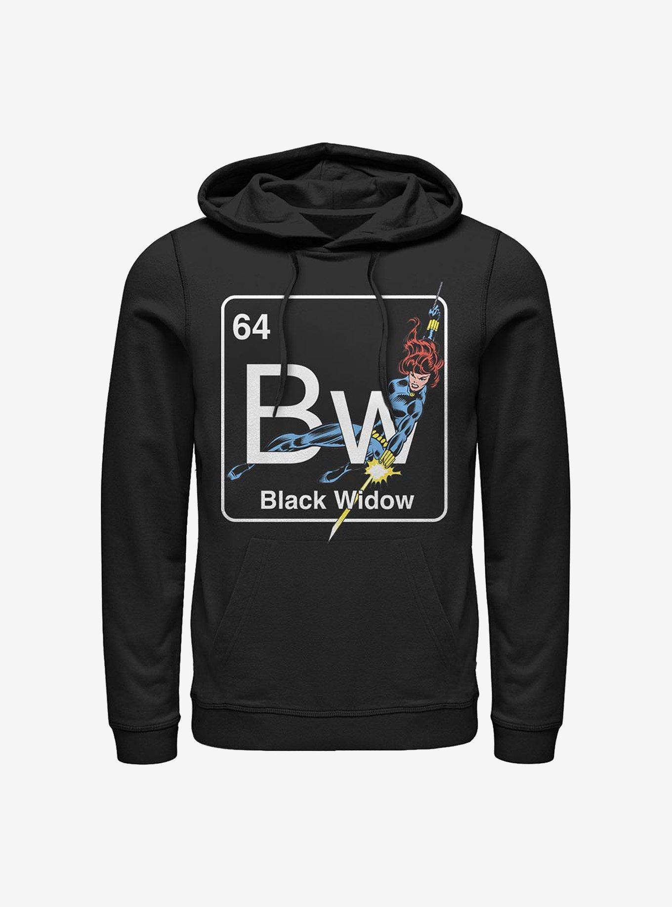 Marvel Black Widow Periodic Black Widow Hoodie, BLACK, hi-res