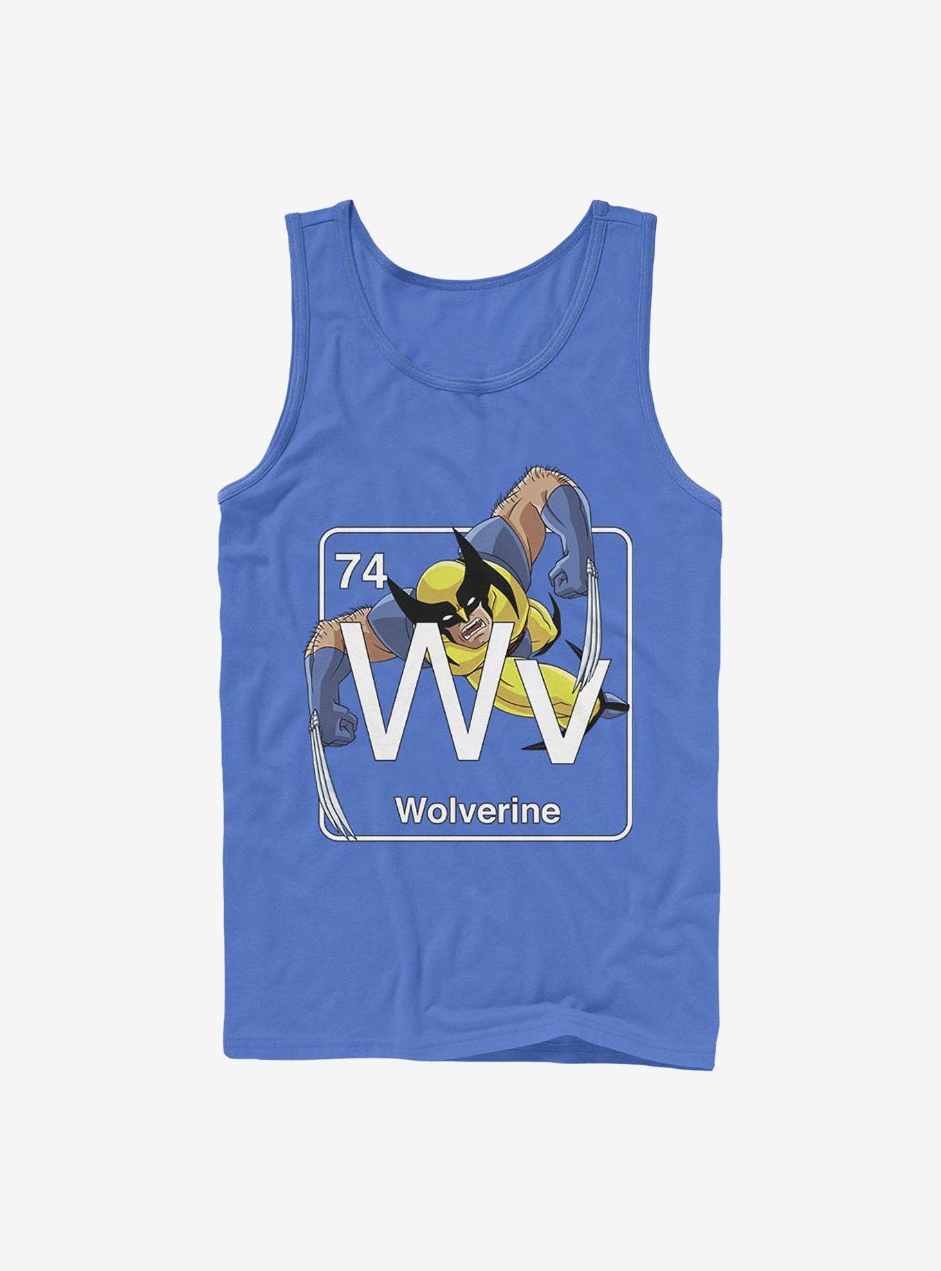 Marvel Wolverine Periodic Wolverine Tank, ROYAL, hi-res