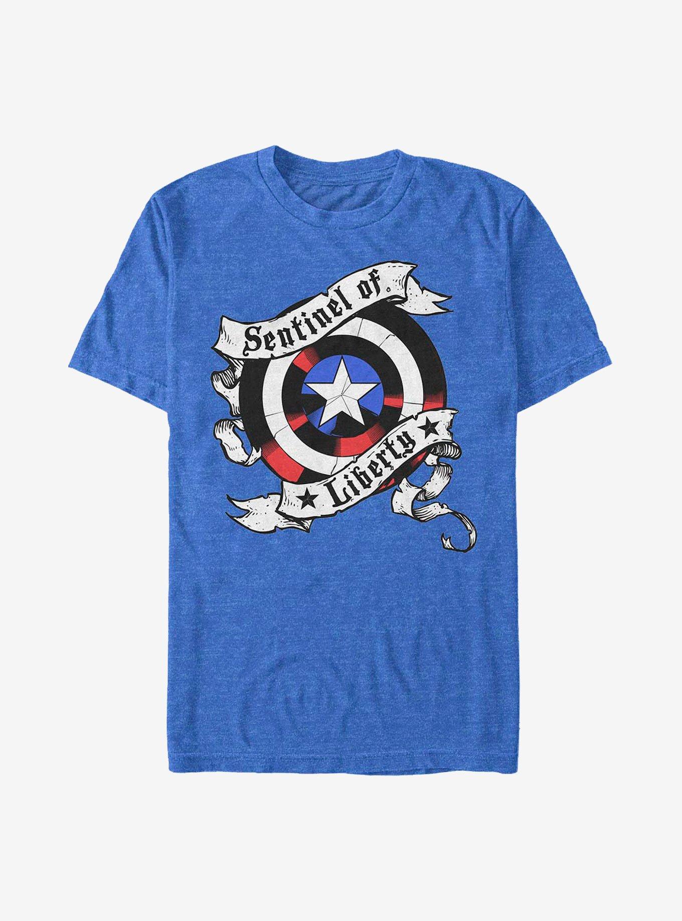 Marvel Captain America Sentinel Shield T-Shirt, , hi-res