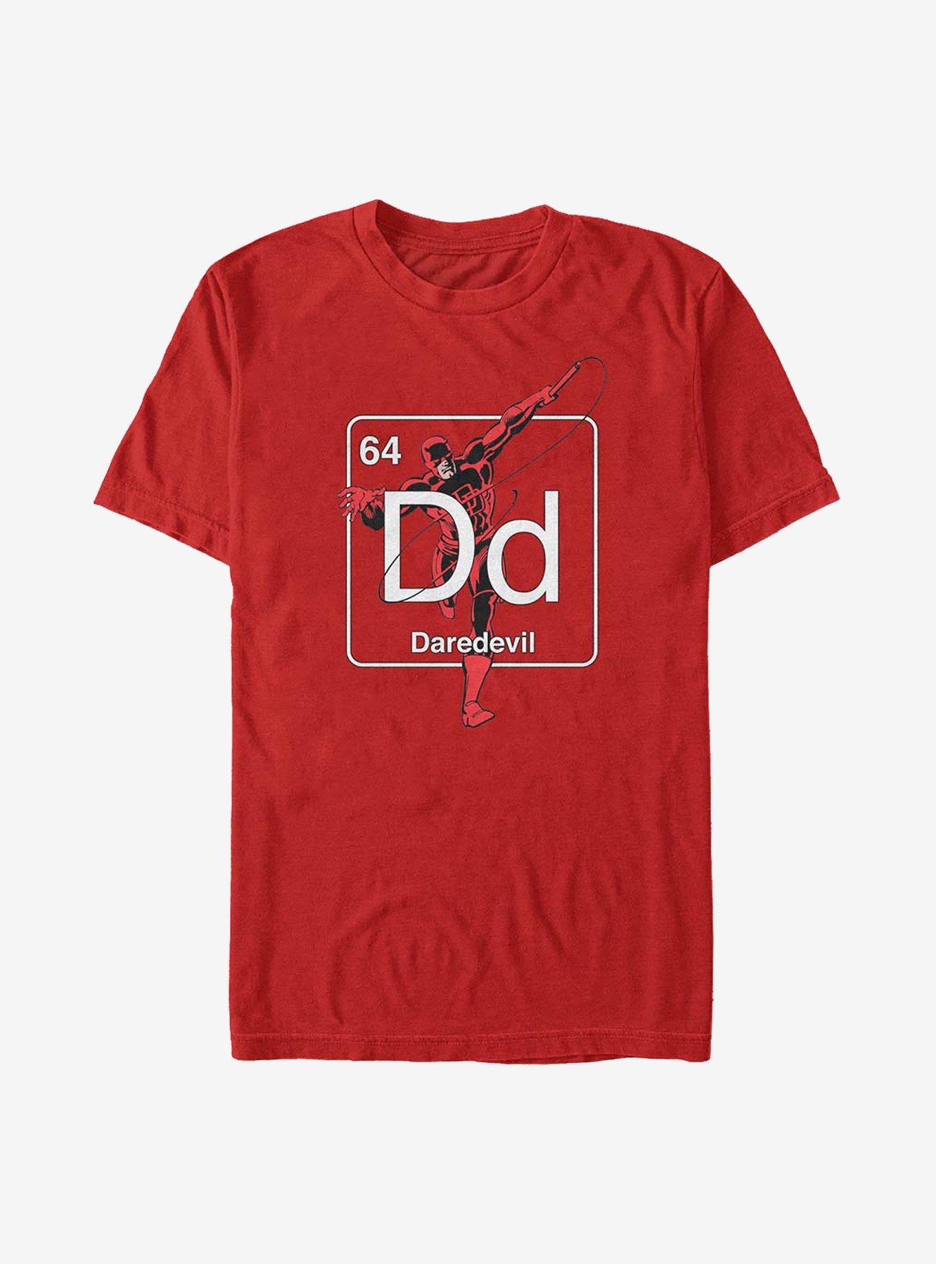 Marvel Daredevil Periodic Daredevil T-Shirt, RED, hi-res