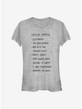 Marvel Captain America Cap List Girls T-Shirt, ATH HTR, hi-res
