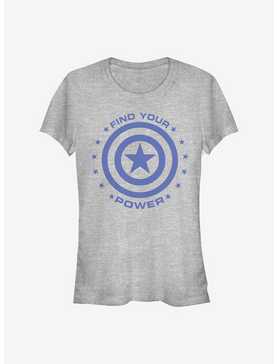 Marvel Captain America Captain Power Girls T-Shirt, , hi-res