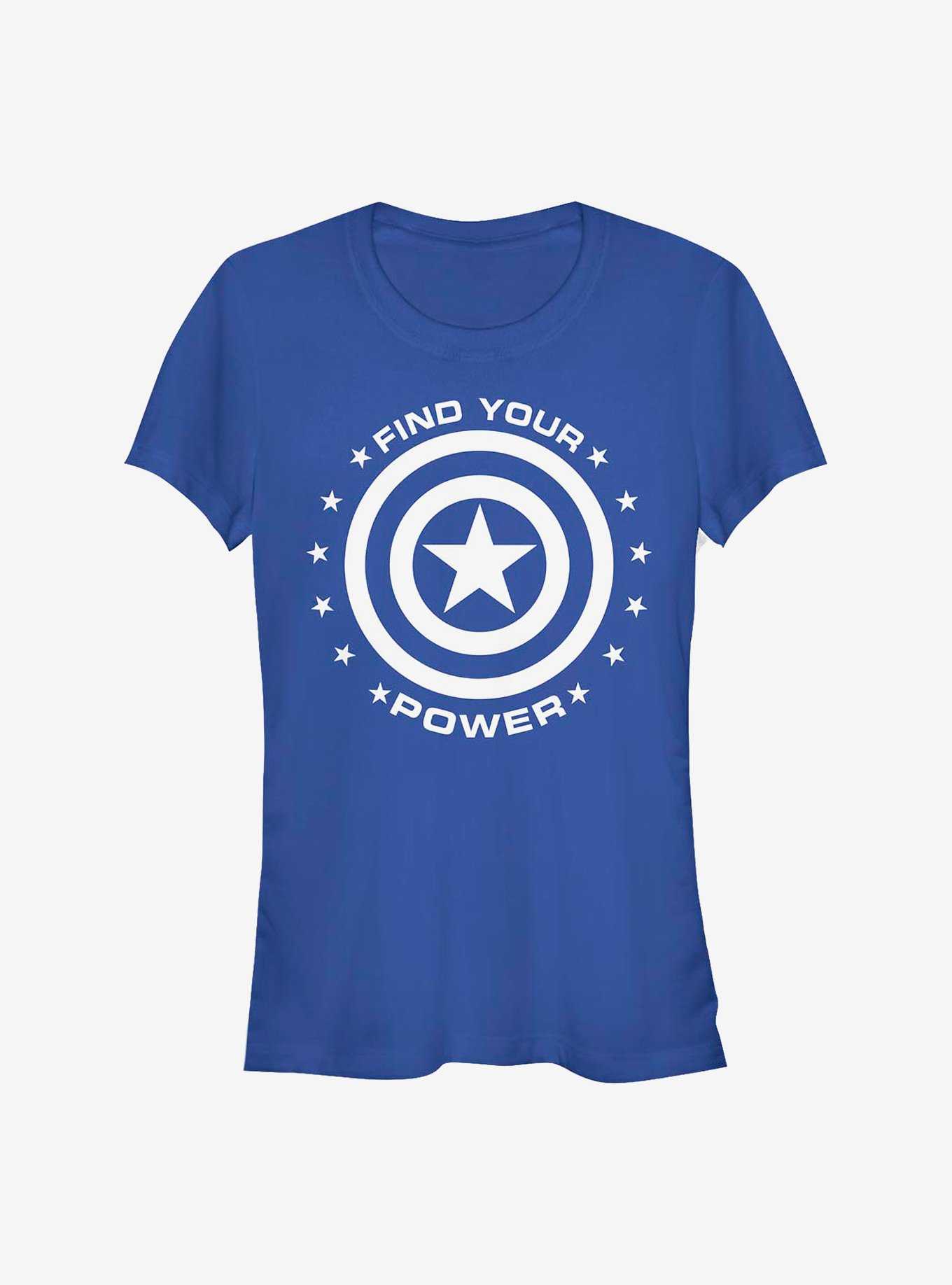 Marvel Captain America Captain Power Girls T-Shirt, , hi-res