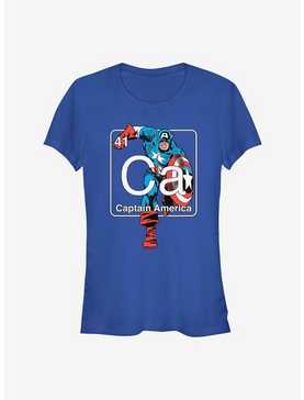 Marvel Captain America Periodic Captain Girls T-Shirt, , hi-res