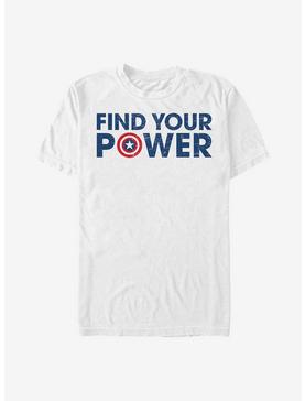 Marvel Captain America Shield Power T-Shirt, WHITE, hi-res