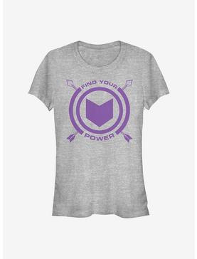 Marvel Hawkeye Power Of Hawkeye Girls T-Shirt, ATH HTR, hi-res