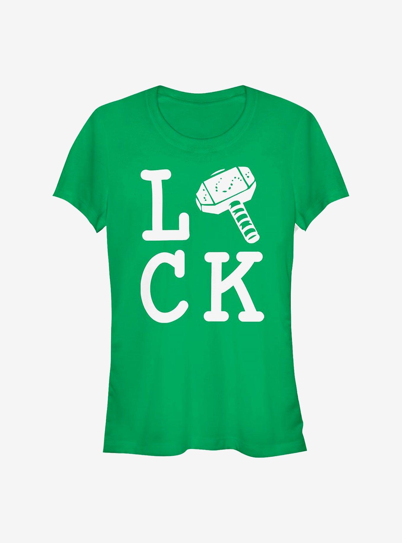 Marvel Thor God Of Luck Girls T-Shirt, KELLY, hi-res