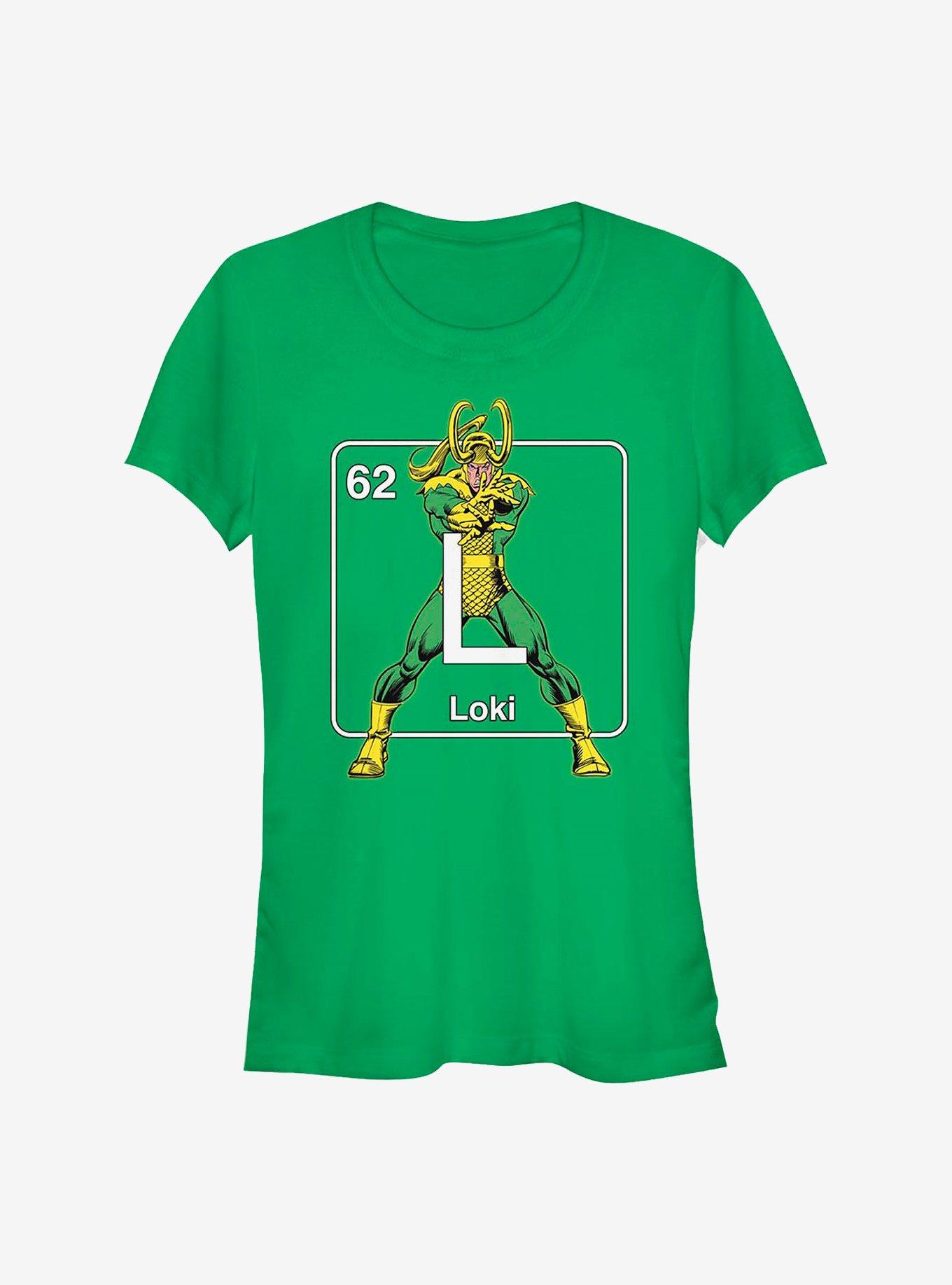 Marvel Loki Periodic Loki Girls T-Shirt, KELLY, hi-res