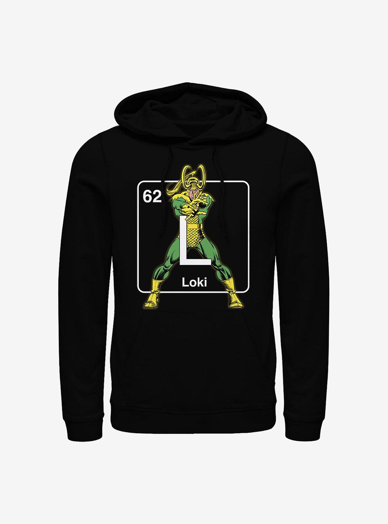 Marvel Loki Periodic Loki Hoodie, , hi-res