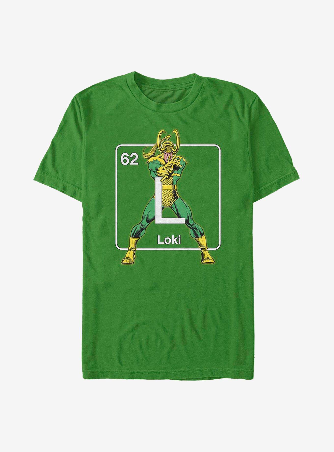 Marvel Loki Periodic Loki T-Shirt, KELLY, hi-res