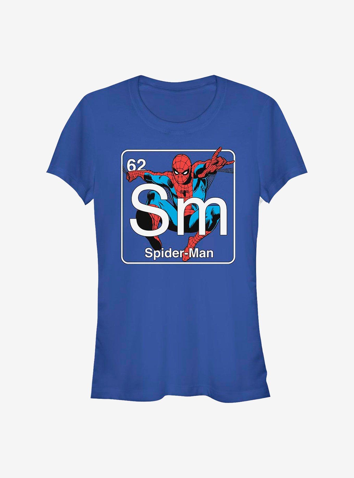 Marvel Spider-Man Periodic Spider Man Girls T-Shirt, ROYAL, hi-res
