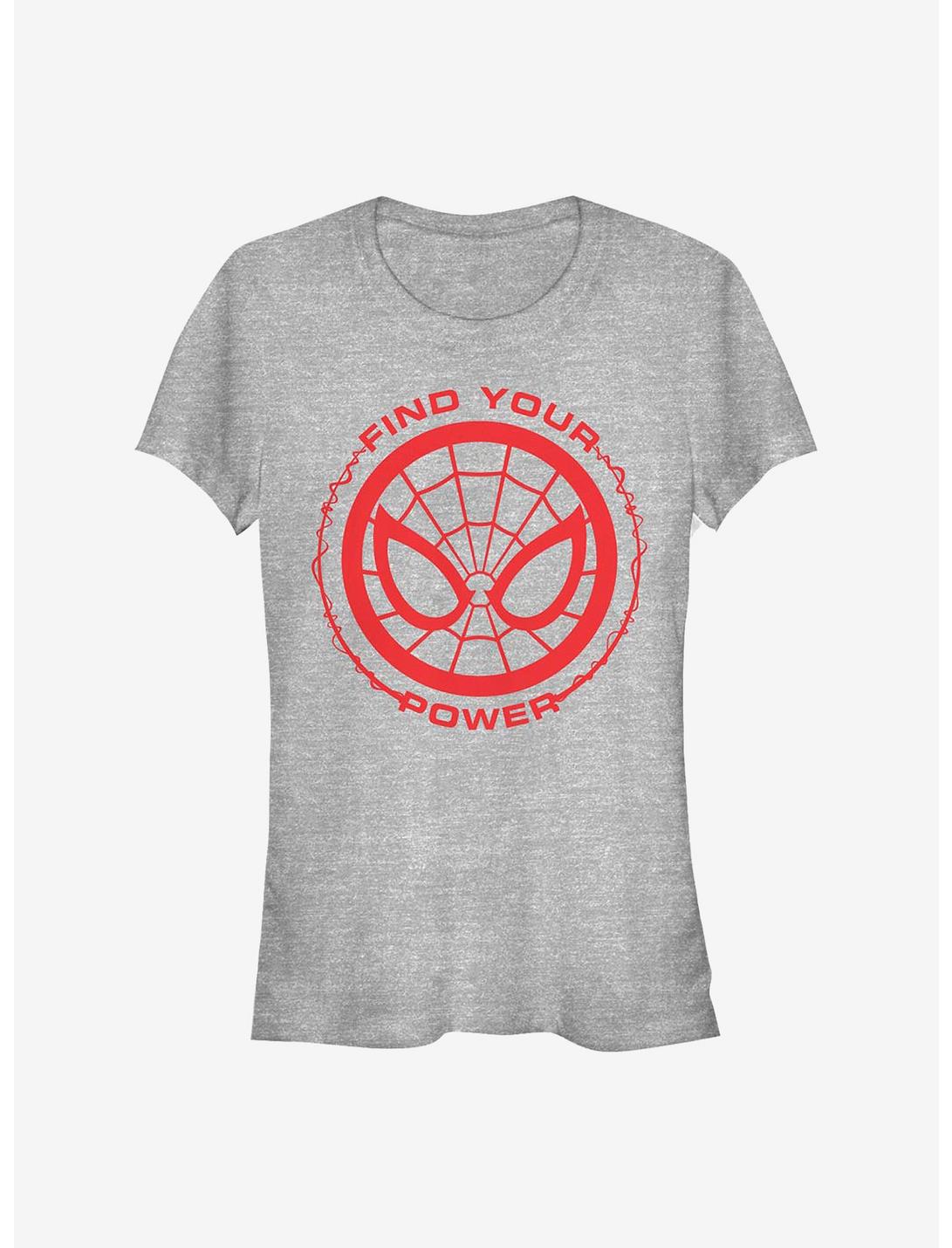 Marvel Spider-Man Spider Power Girls T-Shirt, ATH HTR, hi-res