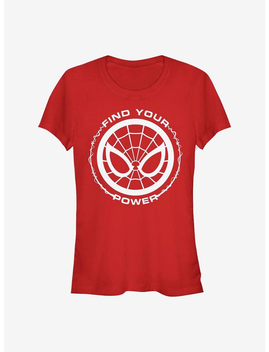 Marvel Spider-Man Spider Power Girls T-Shirt, RED, hi-res