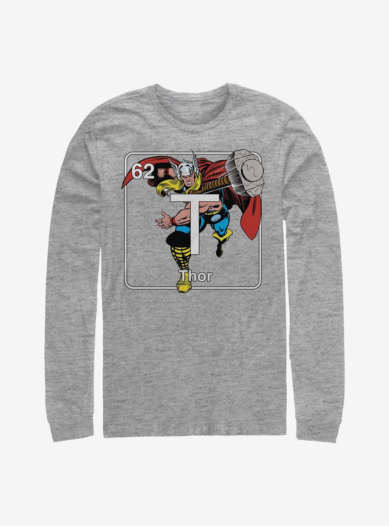 Marvel Thor Periodic Thor Long-Sleeve T-Shirt, ATH HTR, hi-res