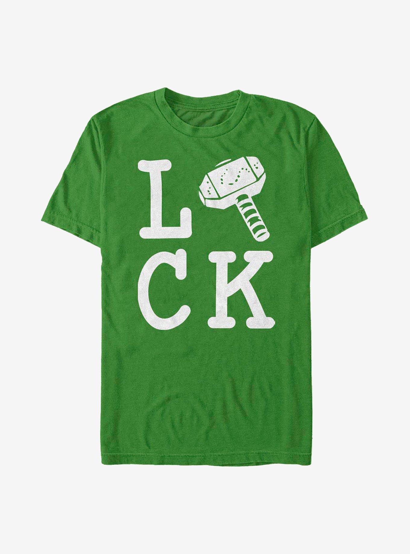 Marvel Thor God Of Luck T-Shirt, KELLY, hi-res