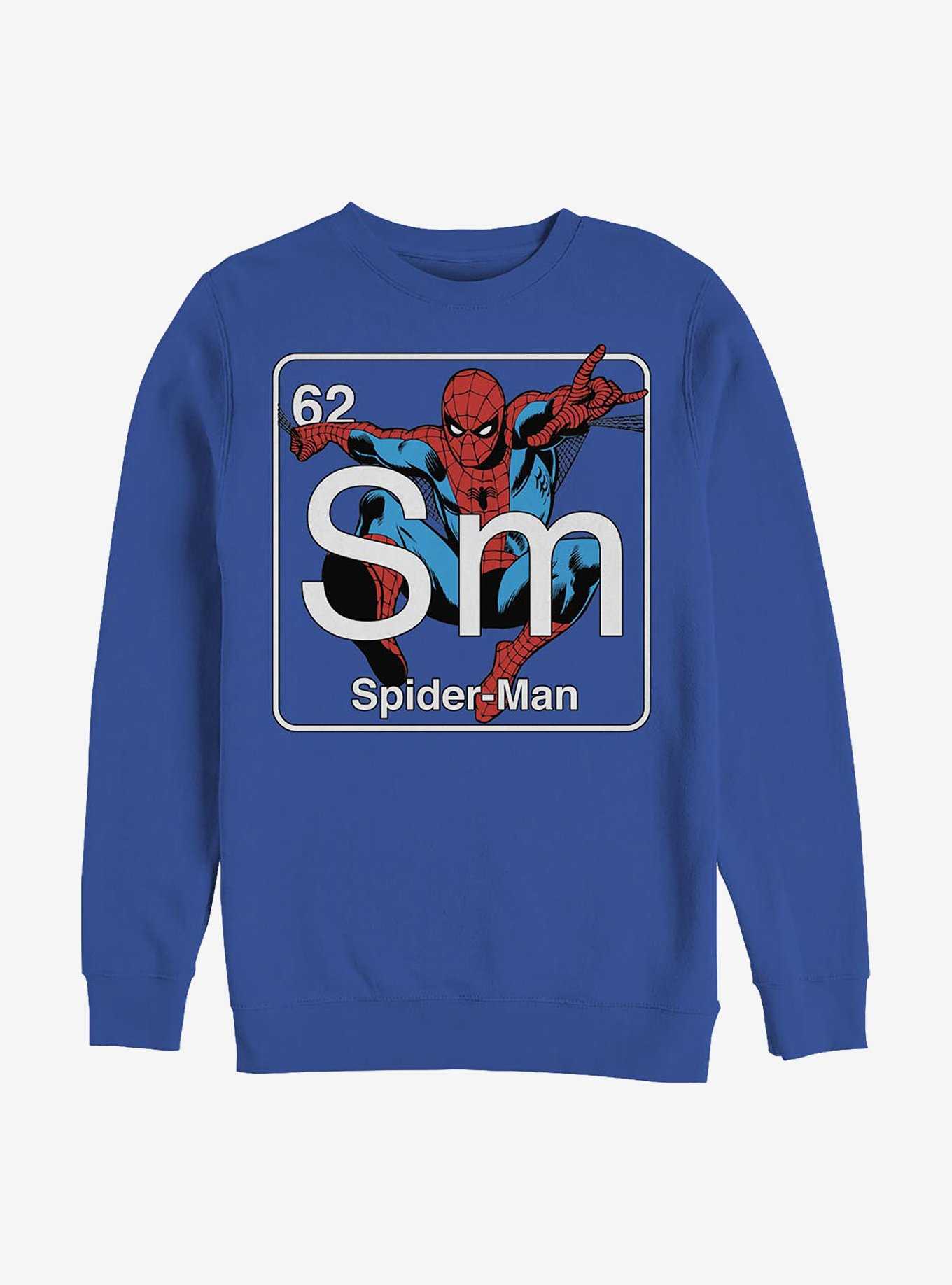 Marvel Spider-Man Periodic Spider Man Crew Sweatshirt, , hi-res